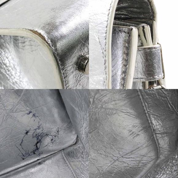 DIOR White Leather Shoulder Bag - Picture 3 of 5